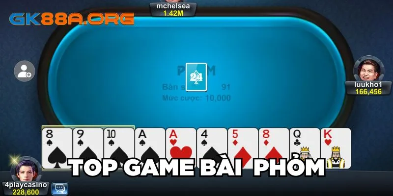 Top game bài Phỏm